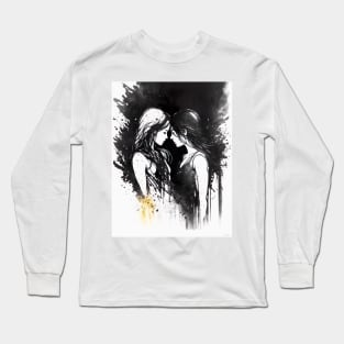 Lesbian Pride - An abstract expression of Love Long Sleeve T-Shirt